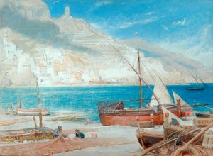 アマルフィ、1900 作： Albert Goodwin