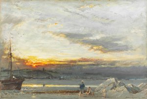 アップルドーア、北デヴォン 作： Albert Goodwin
