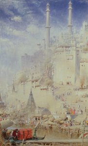 ベナレス（別名バラナシ） 作： Albert Goodwin