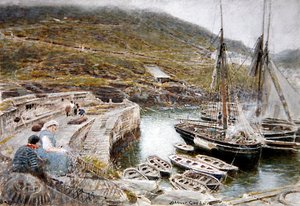 ボスキャッスル（水彩・ボディカラー・紙） 作： Albert Goodwin