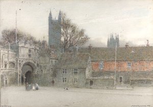 カンタベリー 作： Albert Goodwin