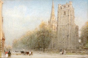 チチェスター大聖堂 作： Albert Goodwin