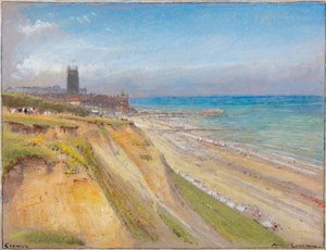 クロマー（水彩、ボディカラー、鉛筆、色画用紙） 作： Albert Goodwin