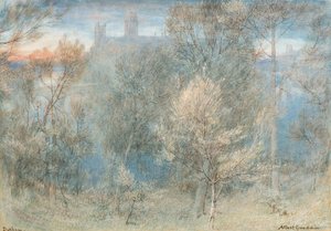 ダラム（水彩） 作： Albert Goodwin