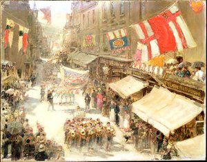 イルフラクーム、行列 作： Albert Goodwin