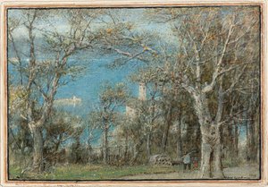 マッジョーレ湖 作： Albert Goodwin