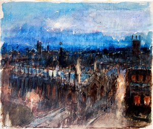 オックスフォード（水彩・紙） 作： Albert Goodwin
