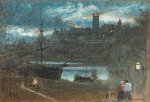 ペンザンス（水彩） 作： Albert Goodwin