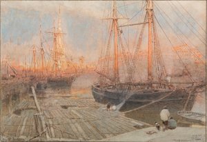 セント・メアリー・レッドクリフ（ブリストル 作： Albert Goodwin