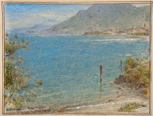 スタンシュタットルツェルン湖、1888年頃（水彩画） 作： Albert Goodwin