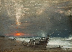 一日の終わり 作： Albert Goodwin