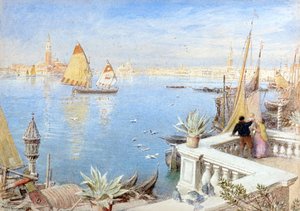 ヴェネツィア 1892年（水彩） 作： Albert Goodwin
