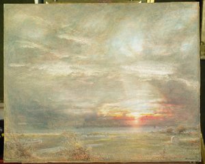 ヘブライ墓地のヴェネツィア 作： Albert Goodwin