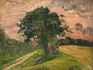 夕方の風景。 ティスヴィルデ 作： Albert Gottschalk