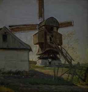 Køge近くのスタブミル 作： Albert Gottschalk