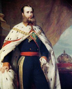ハプスブルク-ロレーヌのマクシミリアン（1832-67）1865年のメキシコ皇帝（233828も参照） 作： Albert Graefle