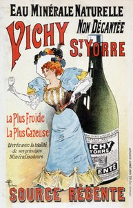 ミネラルウォーター「Vichy St Yorre」の広告 - Albert Guillaume (1873-1942), v.1895 作： Albert Guillaume