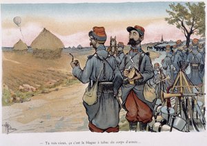 アルベール・ギョーム（1873-1942）の「軍事アルバム」に掲載されている軍事飛行場（1900年頃