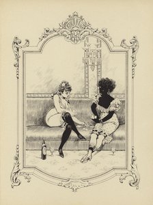 アイスクリームの思い出からの漫画 作： Albert Guillaume