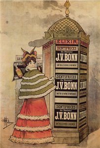 Elixir-Dentifrices du Docteur JV Bonn、1893 作： Albert Guillaume