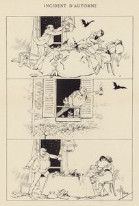 秋の事件 作： Albert Guillaume