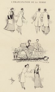 女性の解放 作： Albert Guillaume