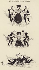 スケートの裏切り 作： Albert Guillaume