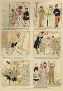嫉妬深い夫の試練、パリへの旅の物語 作： Albert Guillaume