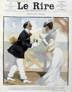 アマチュア写真家 - アルベール・ギョーム（1873-1942）が「The Rire」に描いた絵 作： Albert Guillaume