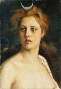 ダイアナ、1898 作： Albert Gustaf Aristides Edelfelt