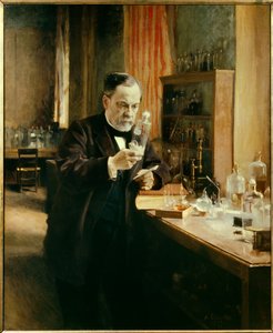 研究室でのルイ・パスツールの肖像 作： Albert Gustaf Aristides Edelfelt