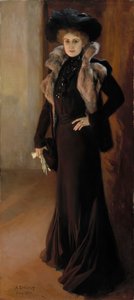 オペラ歌手アイノ・アクテの肖像 1876-1944, 1901. 作： Albert Gustaf Aristides Edelfelt