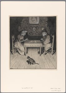 政治漫画のデザイン: 1917 年の予言 作： Albert Hahn (I)