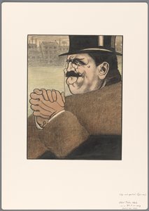 政治漫画のデザイン: 資本家 作： Albert Hahn (I)