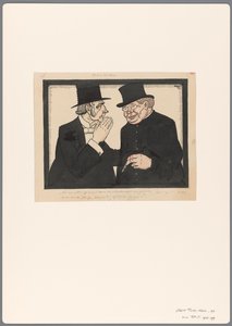 老齢年金法に関する政治漫画のデザイン: Onder Broeders