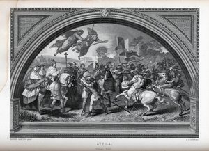 ラファエル後のアッティラ、1882