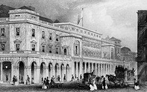 イタリアオペラハウス、1850年頃 作： Albert Henry Payne