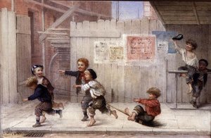 A Four in Hand」（水彩・紙） 作： Albert Jnr. Ludovici