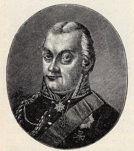 陸軍元帥フリードリヒ・グラフ・フォン・クライスト・フォン・ノレンドルフ1762-1823。 作： Albert Johann Christian Schule