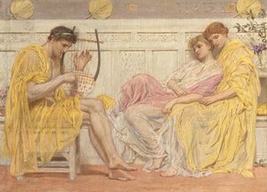 ミュージシャン、カリフォルニア州。 1867年。 作： Albert Joseph Moore