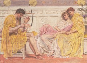 ミュージシャン、1867年。 作： Albert Joseph Moore