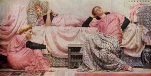 朗読、1884年、1936年。 作： Albert Joseph Moore