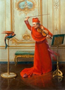 オウムと枢機卿 作： Albert Joseph Penot