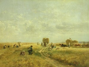 収穫時期、1871 作： Albert Kappis