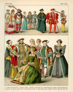 イギリスの衣装1500-1550