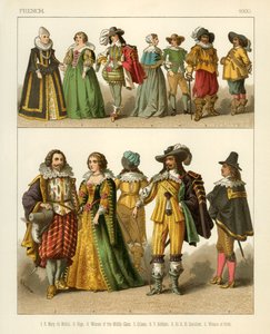 フランスの衣装1600 作： Albert Kretschmer