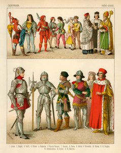 ドイツのコスチューム1450-1500 作： Albert Kretschmer