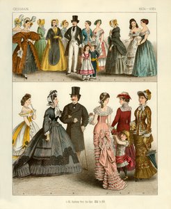 ドイツの衣装1834-1881 作： Albert Kretschmer
