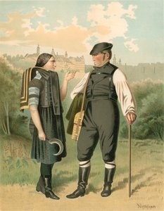 ドイツの衣装、アレンブルク 作： Albert Kretschmer