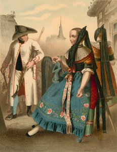 ドイツの衣装、ブラウンシュヴァイク 作： Albert Kretschmer